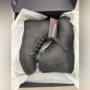 Indie Ridge Waterproof Motorcycle Boots - The Crow Size 9.5